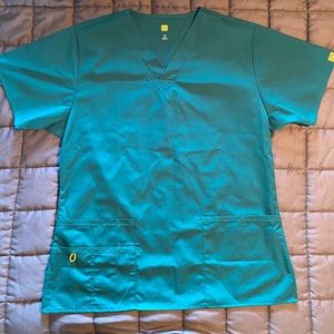 NEW wonderwink scrub set, green